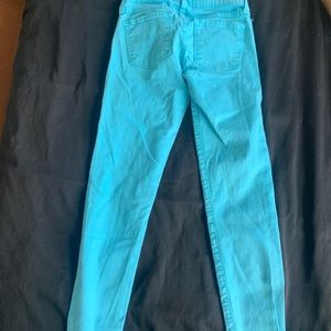 Blue skinny jeans